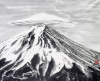 雪渓富士　　　石坂和明