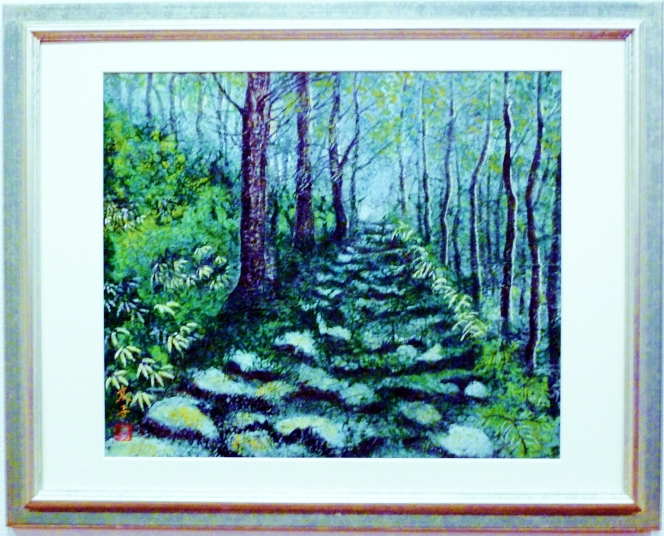 「夕靄」　安孫子洋子