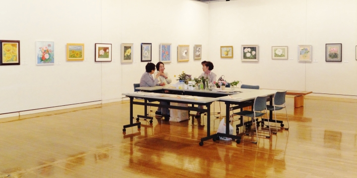 藤井ふみよ先生一本筆画法体験講習