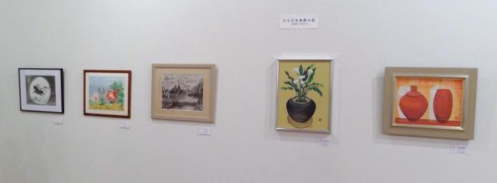 会場作品景　日本画