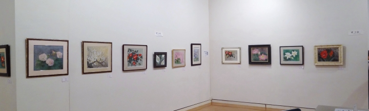 会場作品景　日本画