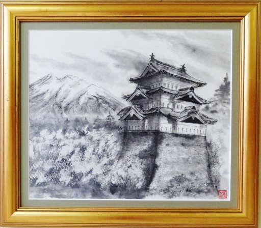 「弘前城」　　Ｆ１０　　石坂敏明