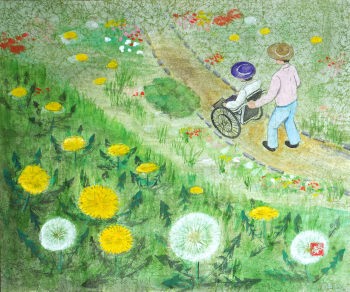 「花が咲いたみたい」　詩：めい　　絵：植木克彦