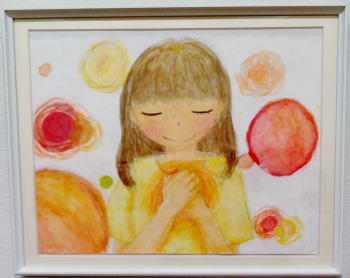 ＃１１　「心臓の鼓動」　詩：憂子　絵：齋藤日菜（上溝南中）