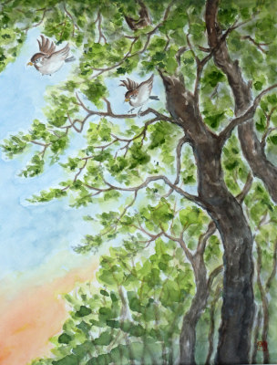 ＃０３　「祈り」　詩：悠花　絵：近内文子