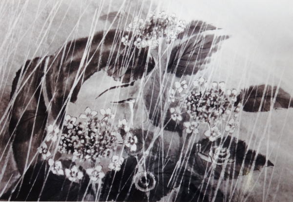 ２６　「悲しみ」　詩：花友恵　絵：植木克彦