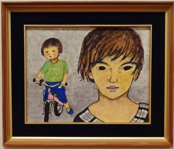 ４８　「生かされて」　詩：似内千春　絵：田嶋京子