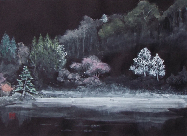 蓼科湖　　須永文江