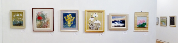 会場作品景　日本画