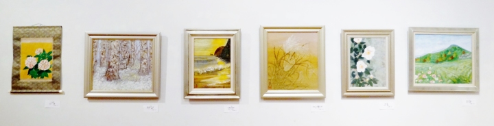 会場作品景　日本画