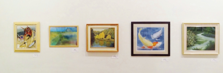 会場作品景　日本画