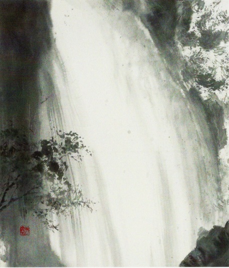 「涼漠」F10　　第35回現代日墨展