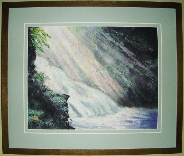 「陽光直射す淵」　河原公治