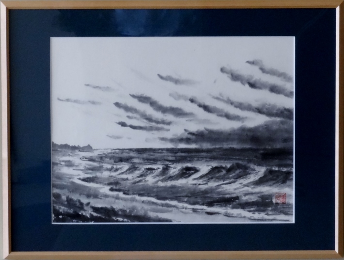 夕暮れ時（模写）　　市川善朗