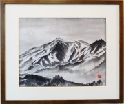 「御岳山 春」 F8 植木克彦 「御岳山 春」 F8 植木克彦