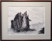 「聳え立つ」 F6 齋藤義保 「聳え立つ」 F6 齋藤義保