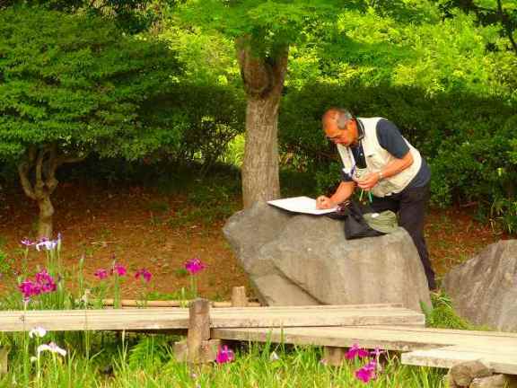 昭和記念公園スケッチ会