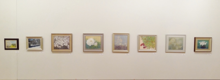 会場作品景　日本画