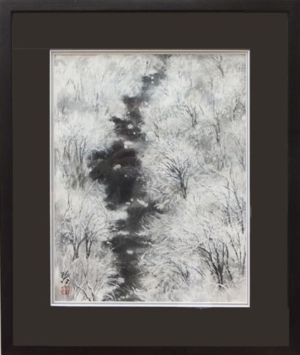 「雪の渓谷」　講師　戸田みどり