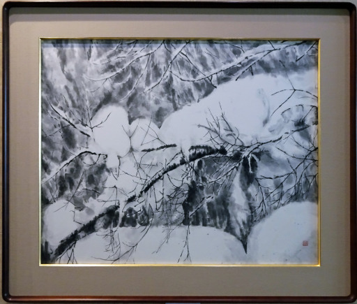 24「森に憩うひと時」F25 河原公治 24「森に憩うひと時」F25 河原公治