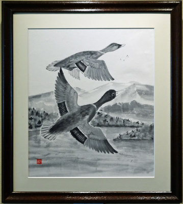 「旅立ち」　F10　植木克彦