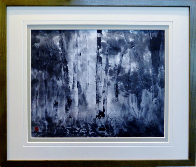 「木漏れ陽」　F8　前島悦子