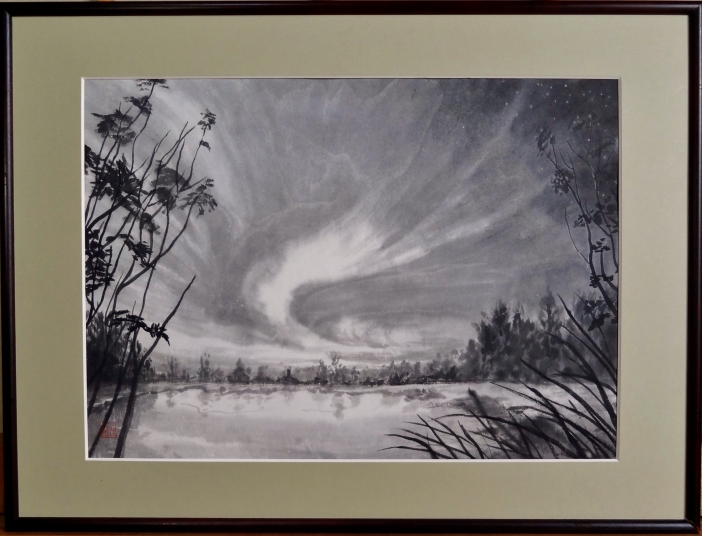 「天空燦河」　F8　河原公治