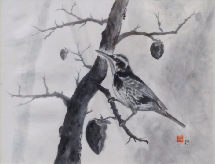 「残り柿」　齋藤義保