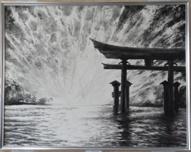 「神気光明」　F50　松尾好高先生