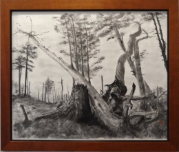 「森の墓場」 F12 河原公治 「森の墓場」 F12 河原公治