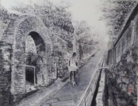 「こもれびの坂道」 河原公治 「こもれびの坂道」 河原公治