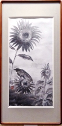 「夏謳歌」 半切半 前島悦子 「夏謳歌」 半切半 前島悦子