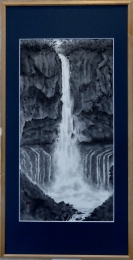 「華厳の滝」 半切半 市川善朗 「華厳の滝」 半切半 市川善朗