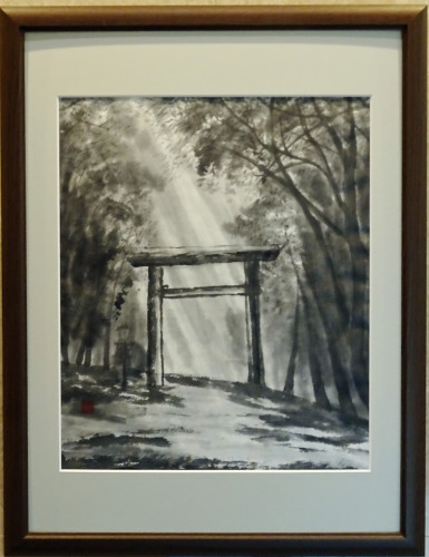 「参道」　F８　高橋宏行