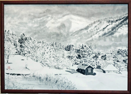 「大井沢より月山を望む」　Ｐ２０　河原公治