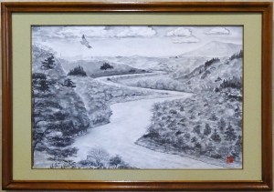 「悠々の流れ」　植木克彦