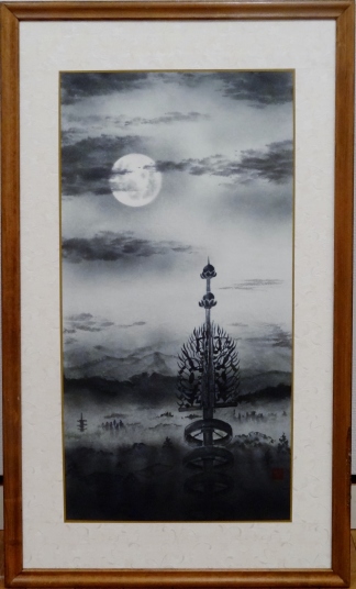 月下相輪　　植木克彦