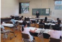 鳶尾小児童水墨画教室 1 講師松尾先生 鳶尾小児童水墨画教室 1 講師松尾先生