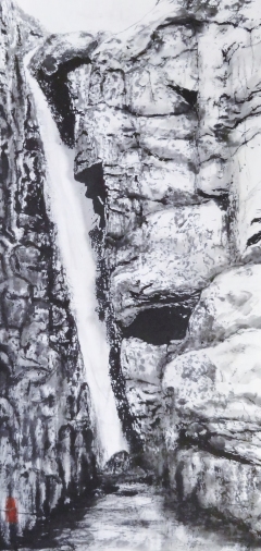 「飛泉一条」 中西清 「飛泉一条」 中西清