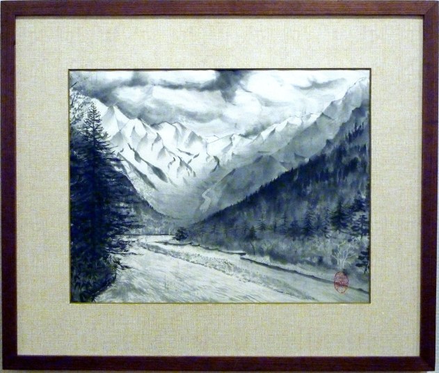 「河童橋にて」　植木克彦