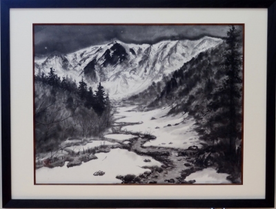 「春を待つ」F10　市川善朗